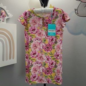 NWT Posh Peanut Ruffled Short Sleeve Ruffled Short Pajamas 10Y